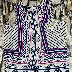 Size 14 flowy, silky blouse